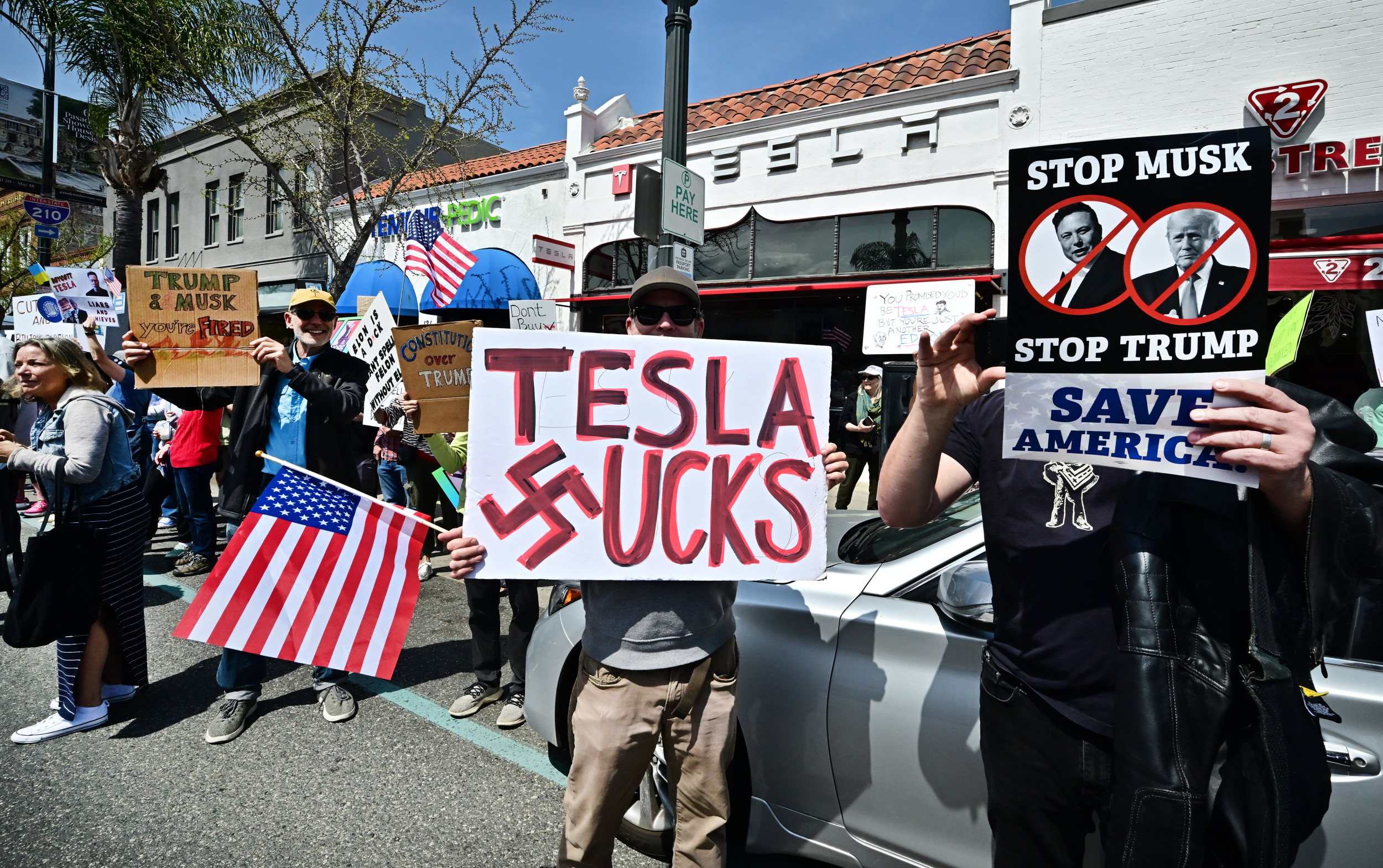Elon Musk Vows to Prosecute Anti-Tesla Protest Organizers—’Time to Arrest’