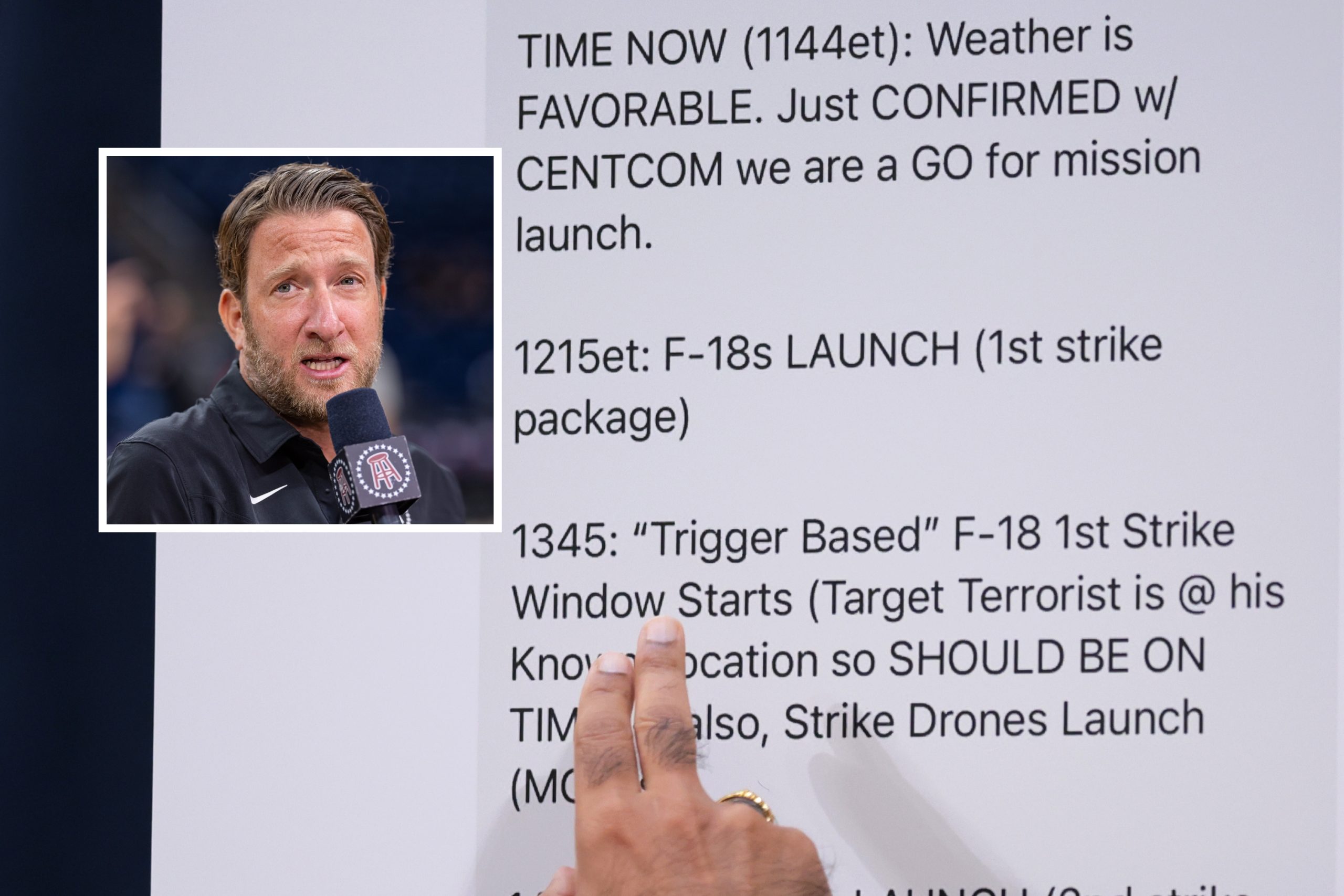 Dave Portnoy Calls Out Donald Trump for Reaction to Signal War Plan Texts
