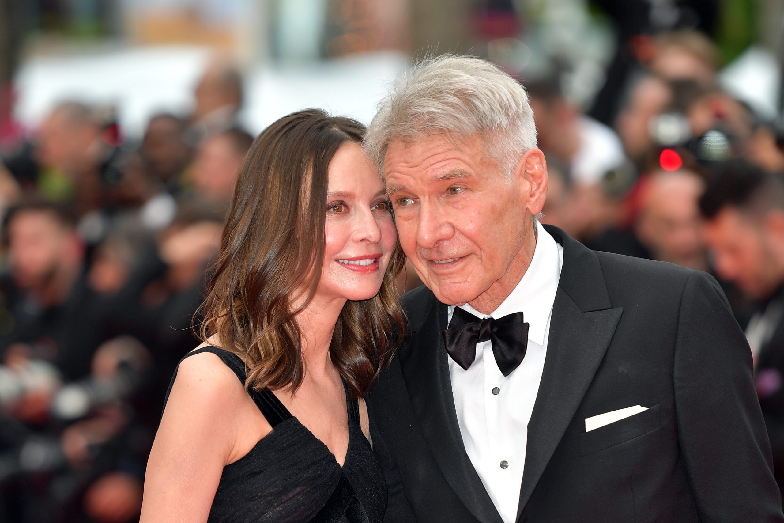 Harrison Ford, 82, Shares PDA With Wife Calista Flockhart, 60