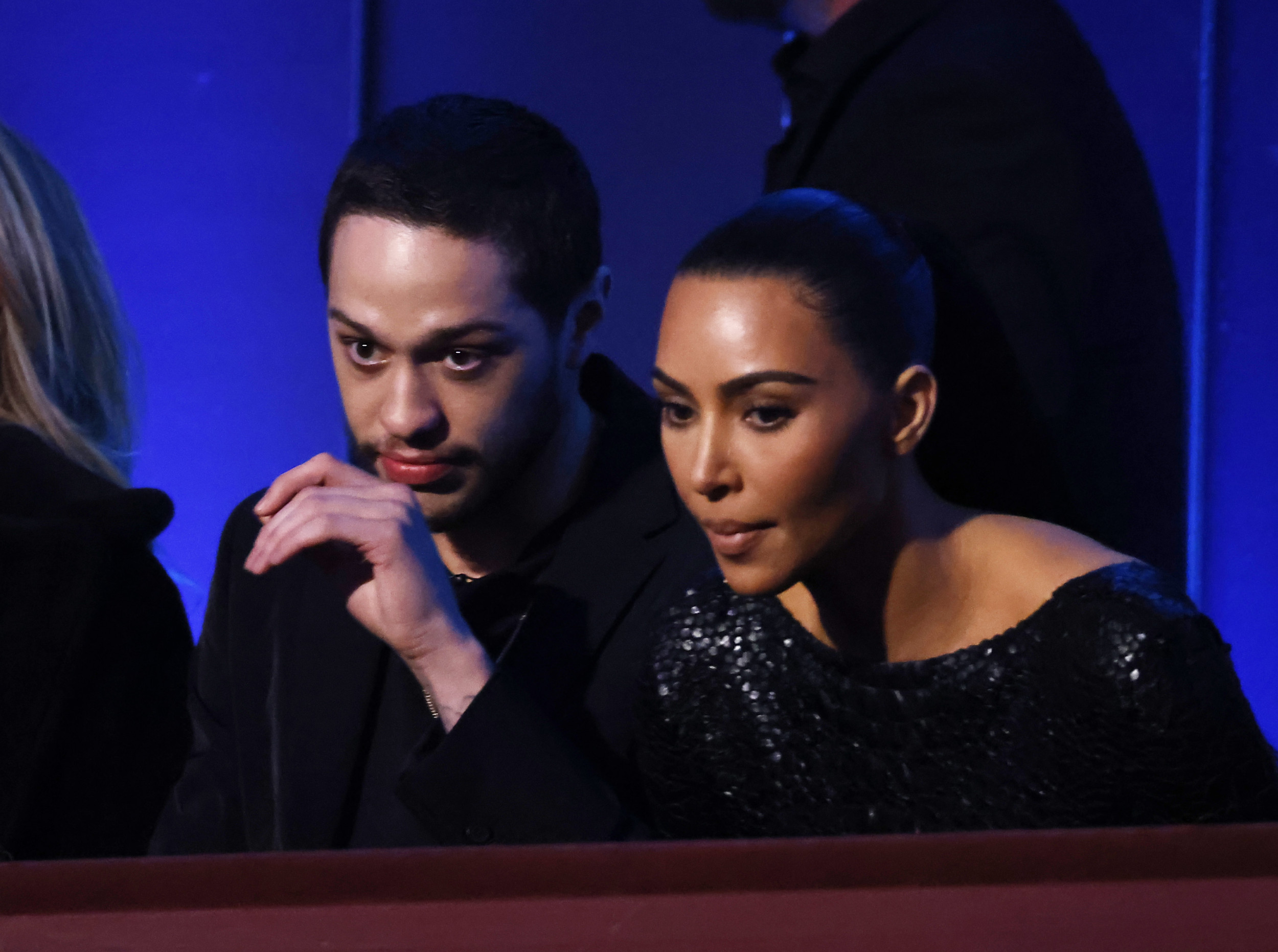 Pete Davidson Reacts on Live TV to Kim Kardashian Romance