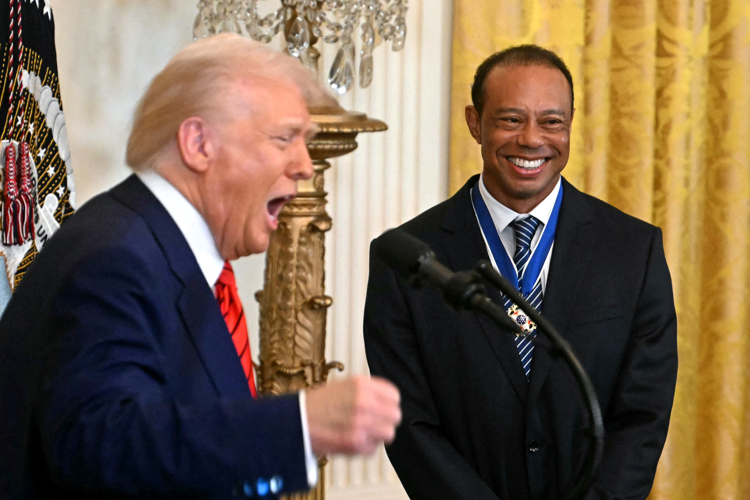 Donald Trump Reacts to Tiger Woods, Vanessa Trump Relationship