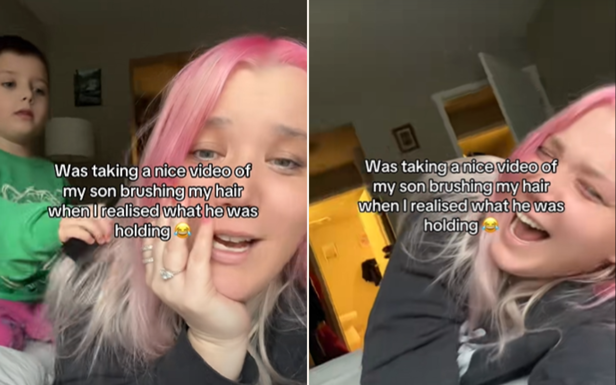 Mom Thought Son Was ‘Brushing’ Her Hair, Then She Saw What He Was Holding