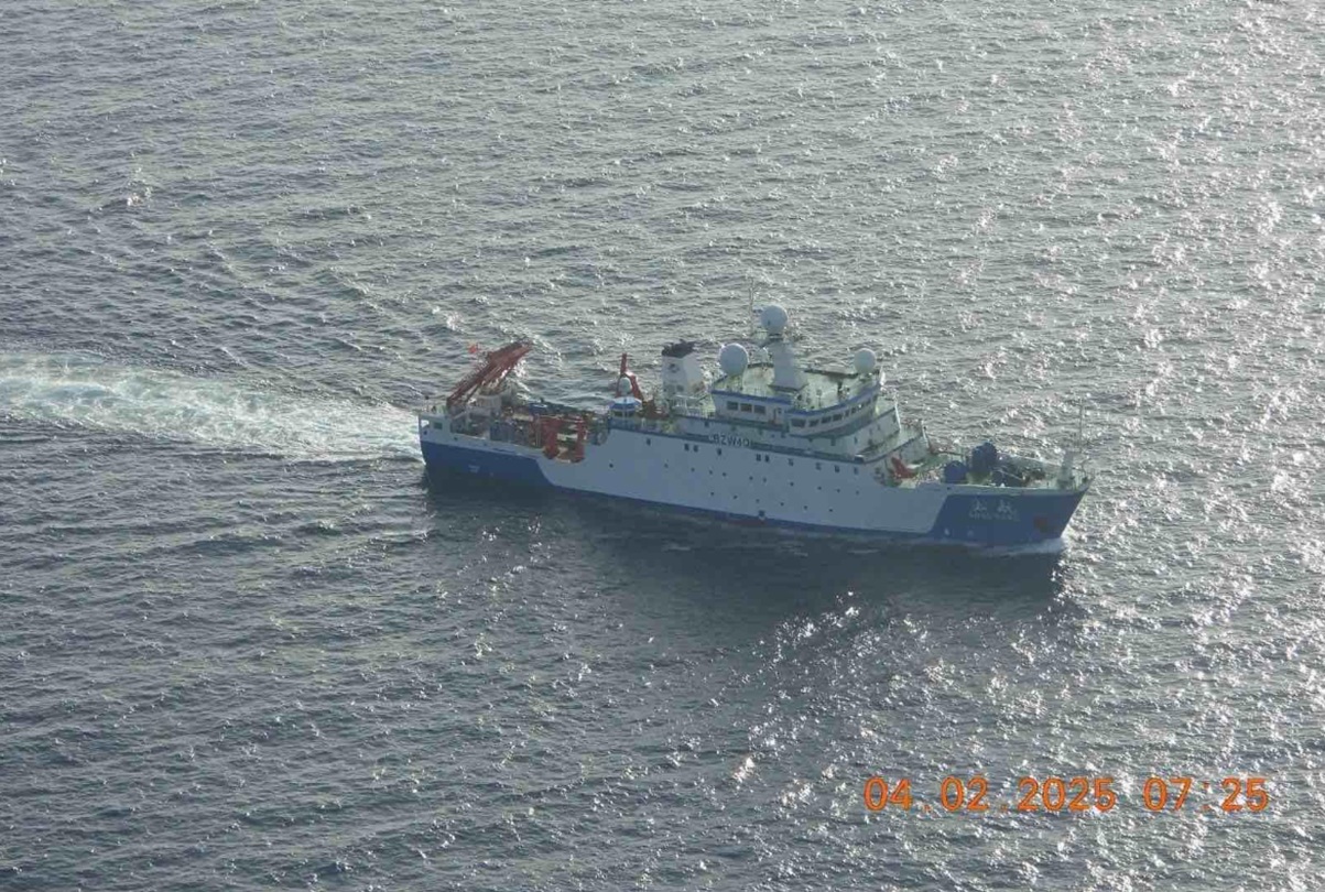 China Research Ship ‘Loitering’ Near Undersea Cables: Report