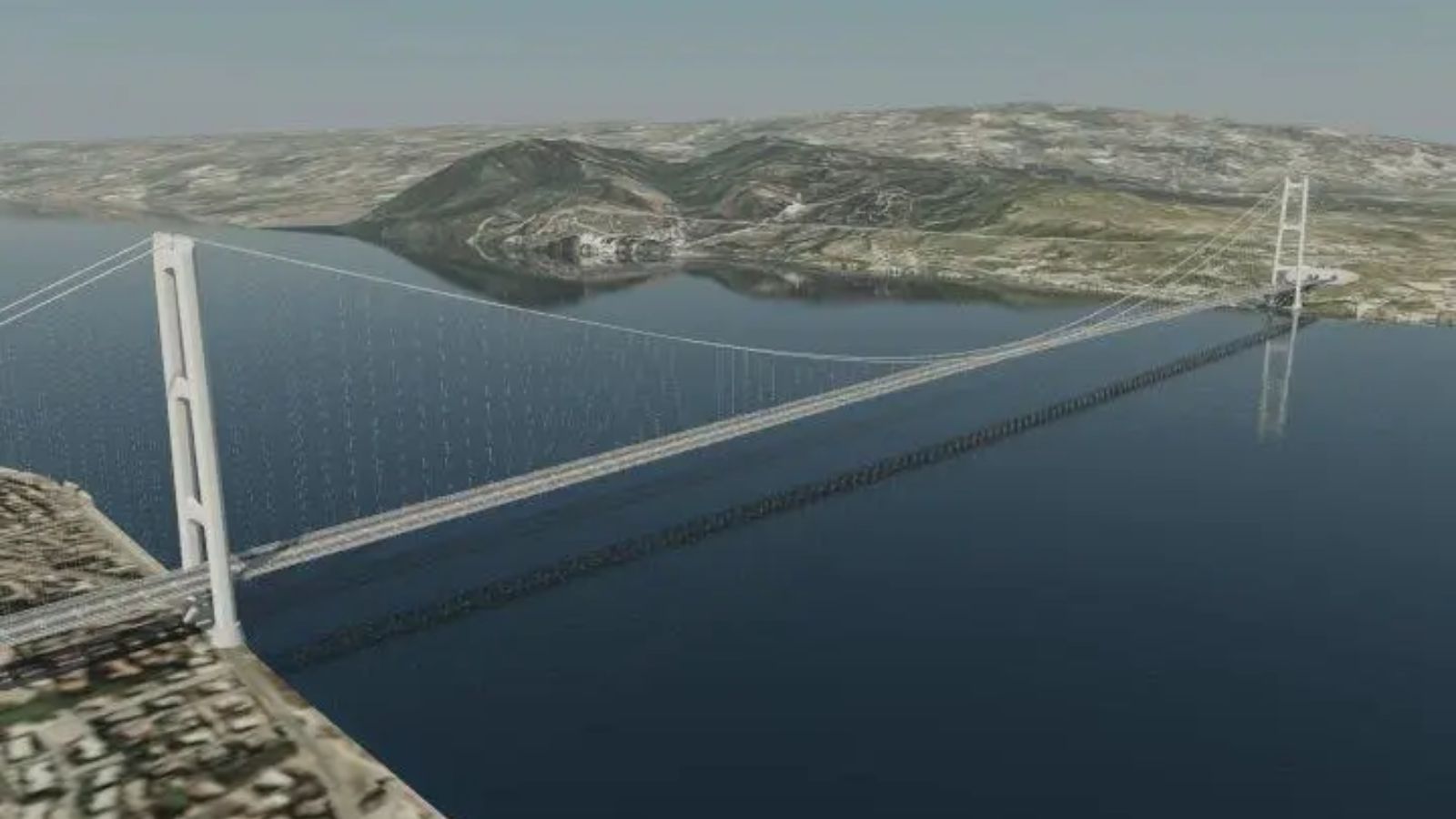 World’s Longest Suspension Bridge to Be Built Over Earthquake Fault Line