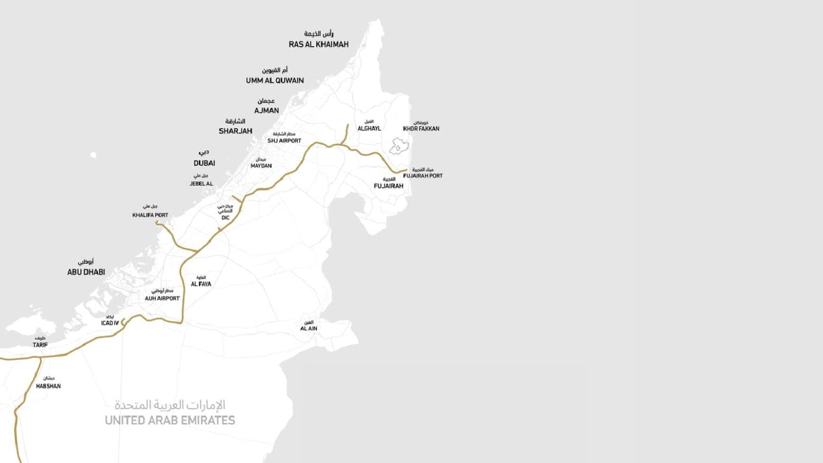 Map Shows High-Speed Rail Plan for Major Middle East Cities
