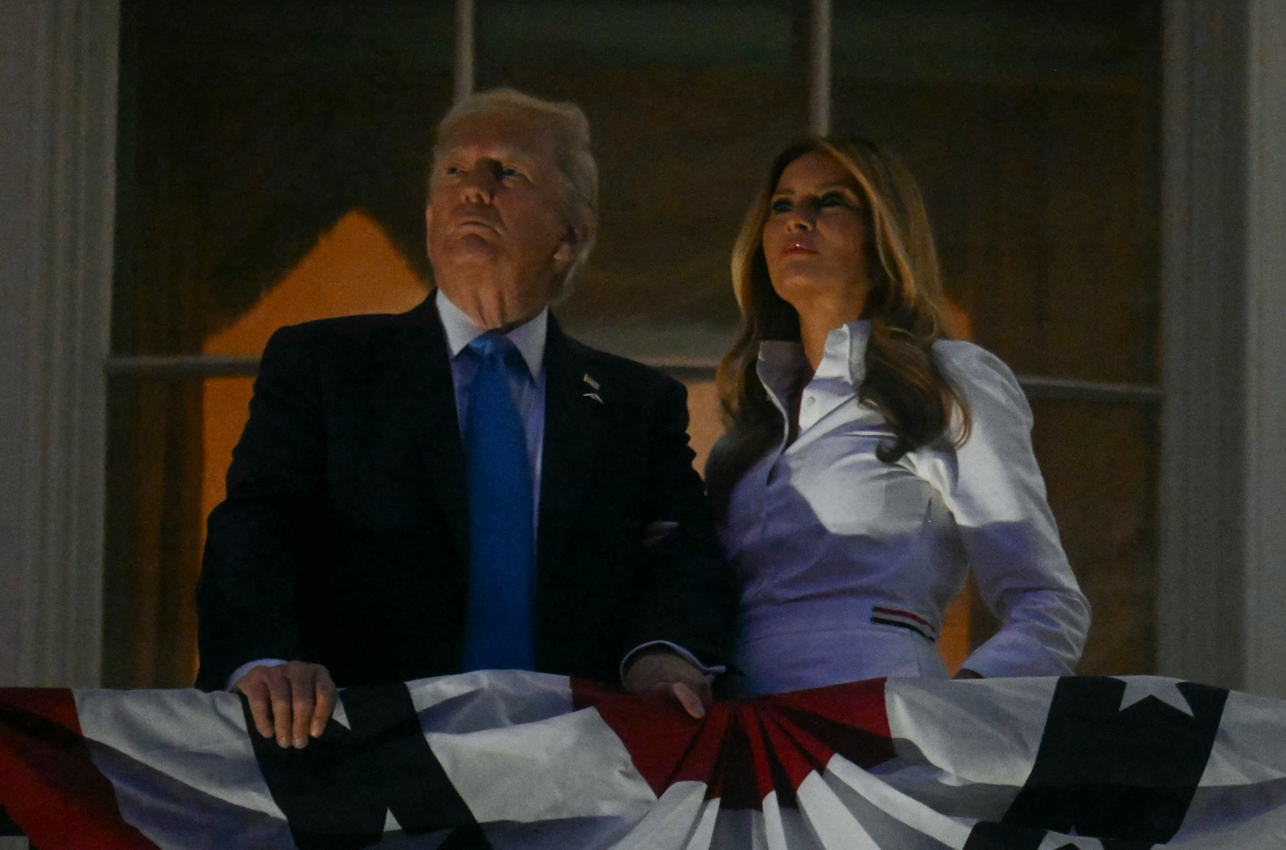 Melania Trump Copies Husband’s Signature Dance in 4th of July Celebration