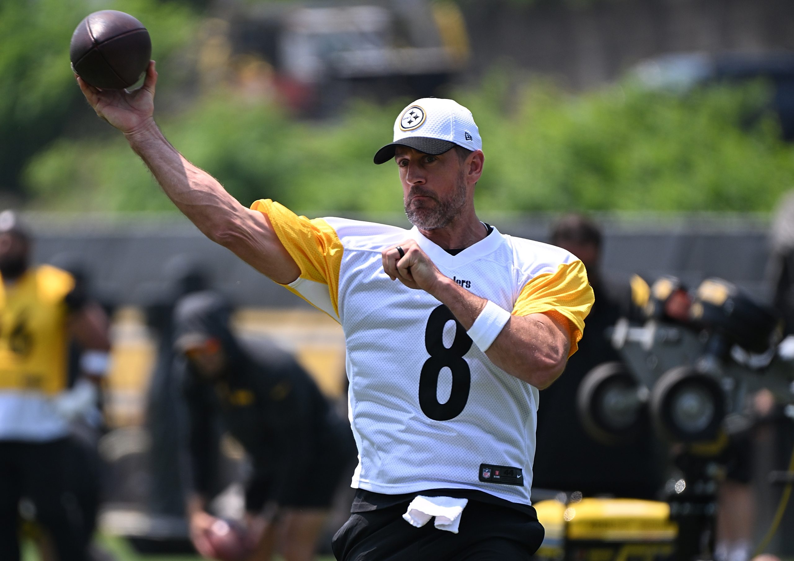 Aaron Rodgers Hosts Private Workout With Steelers Offense
